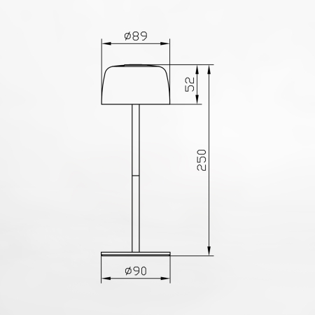 ETLED-658-WH POCO LAMPA STOŁOWA BIAŁA/WHITE